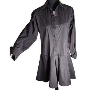 CODE X MODE Mini Dress Button Up Top Flaired  Skirt Size XS